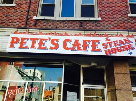 Pete's cafe - Satire Lounge | Pete’s Kitchen. University Park Caf e | Central One. Pete Contos - April 20, 1934 ~ May 12, 2019. Welcome to Pete's Restaurants! A Denver tradition started by Pete Contos in 1962; now six family-owned and operated restaurants. Whether you need a margarita or a gyro, visit us and feel right at home! 